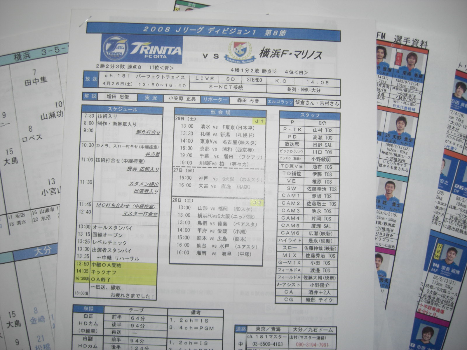 08年04月 元サッカー日本代表 増田忠俊オフィシャルブログ